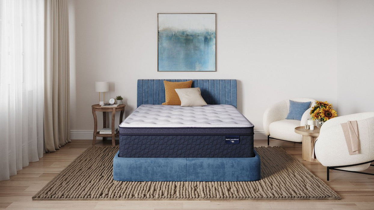 Serta Blissful Excellence Enchanting Skies Pillow Top 15.5" Plush Mattress - Mattress Mars Millenia Crossing (Next to IKEA)