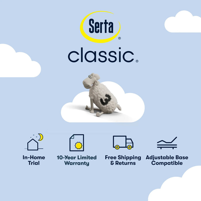 Serta Classic® Alden Tight Top 11.5" Medium Mattress - Mattress Mars Millenia Crossing (Next to IKEA)