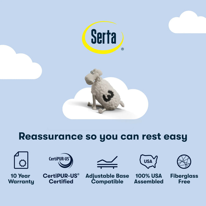 Serta® To Go Foam 12" Firm Mattress in a Box - Mattress Mars Millenia Crossing (Next to IKEA)