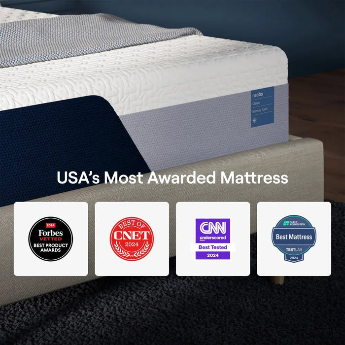 The New Nectar Classic 12" Memory Foam Medium Mattress - Mattress Mars Millenia Crossing (Next to IKEA)