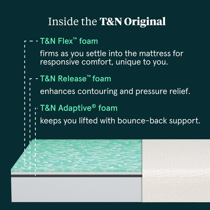 T&N Original 10" Foam Medium Mattress - Mattress Mars Millenia Crossing (Next to IKEA)