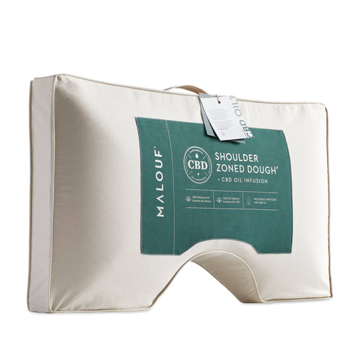 Malouf Shoulder Cutout Zoned Dough™ + CBD Oil Pillow - Mattress Mars Millenia Crossing (Next to IKEA)