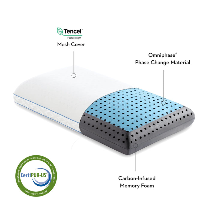 Malouf Z Carboncool® LT + Omniphase Plush Pillow - Mattress Mars Millenia Crossing (Next to IKEA)