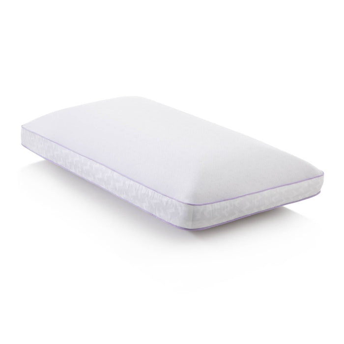 Malouf Z Zoned Lavender Pillow with Aromatherapy Spray, Mid Loft Plush Pillow - Mattress Mars Millenia Crossing (Next to IKEA)